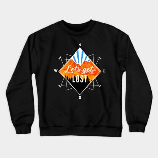 Let´s get lost Compass - Hiking Crewneck Sweatshirt